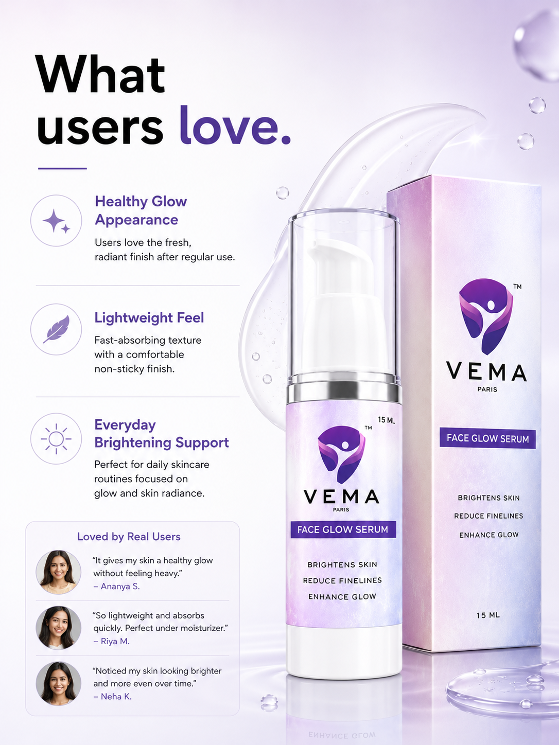 VEMA Face Glow Serum - Image 4